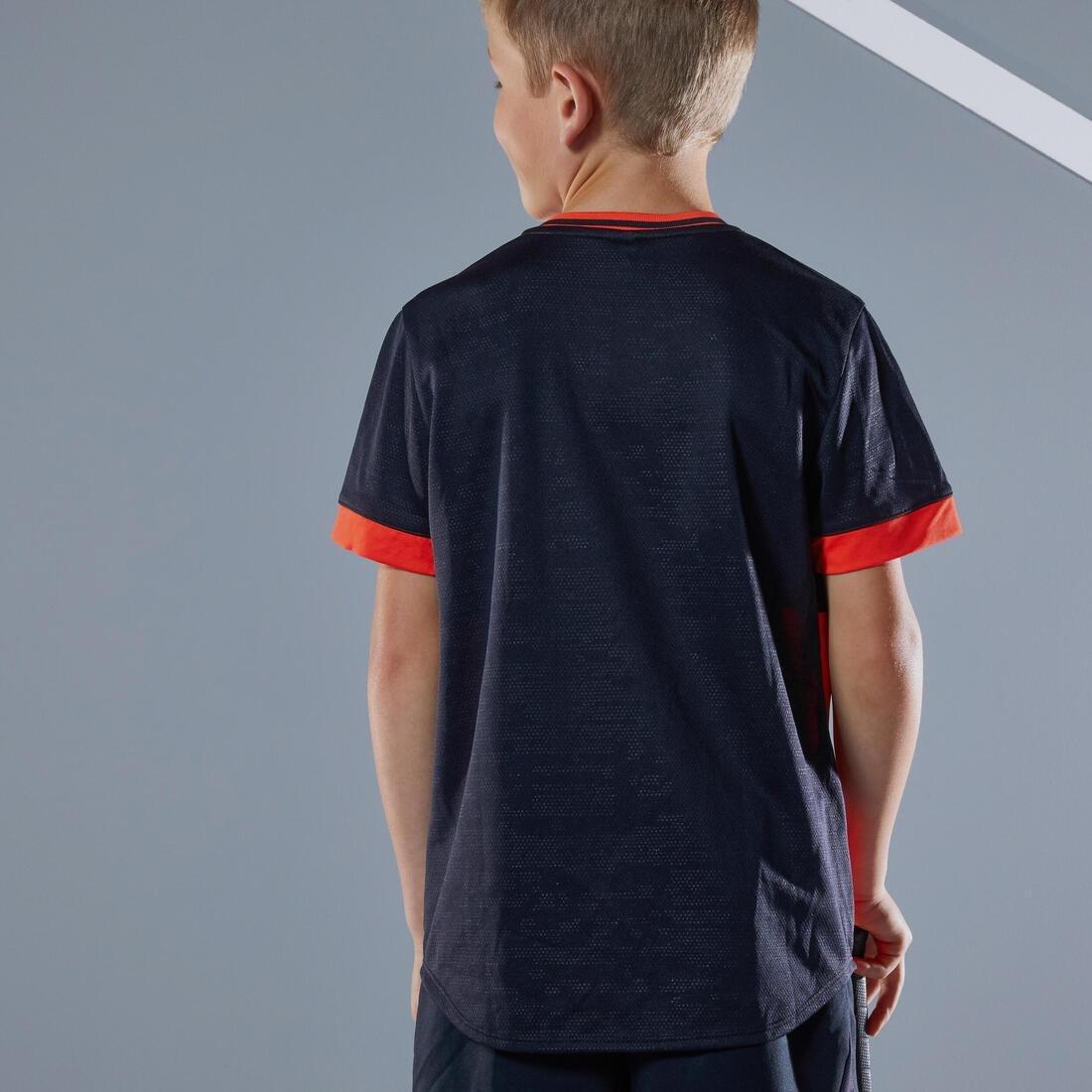 Boys' Thermal Tennis T-Shirt 500, Red, , large image number 5