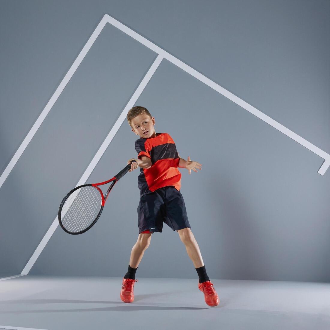 Boys' Thermal Tennis T-Shirt 500, Red, , large image number 13