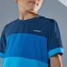 ARTENGO - Boys' Tennis T-Shirt Dry 500, Inkpot blue