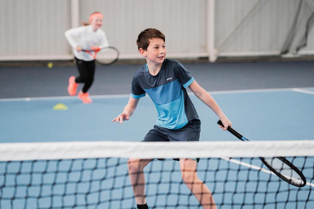 Boys' Tennis T-Shirt Dry 500, petrol blue, No Color, large image number 6