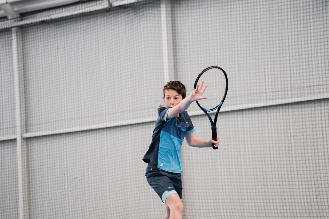 Boys' Tennis T-Shirt Dry 500, petrol blue, No Color, large image number 7