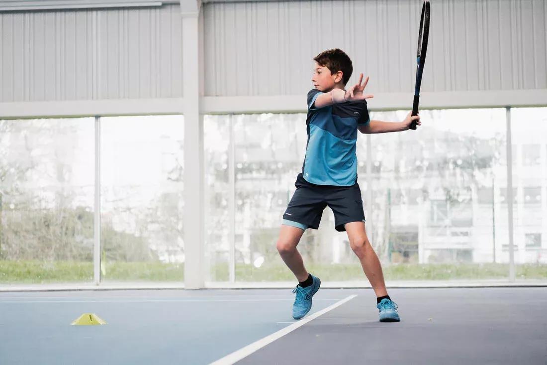 Boys' Tennis T-Shirt Dry 500, petrol blue, No Color, large image number 9