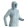 QUECHUA - Women Warm Fleece Hiking Jacket - Sh100 Ultra-Warm, White