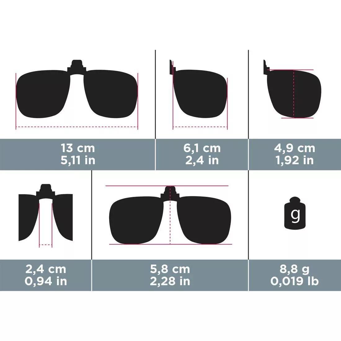 Category 3 Clip-On Lenses For Prescription Glasses, Grey, No Color, large image number 8