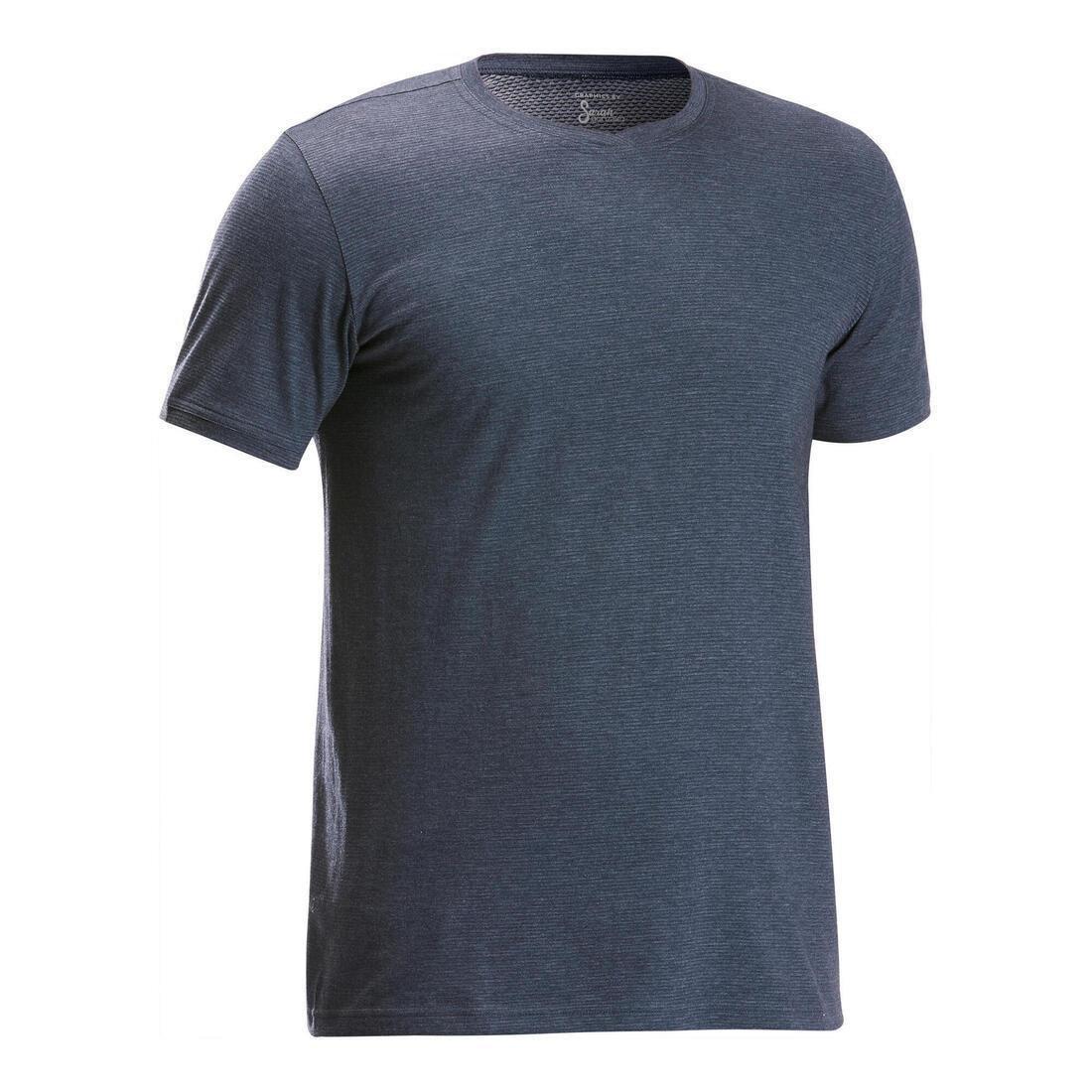 Mens Country Walking T-Shirt Nh550 Fresh, Dark Blue, , large image number 0