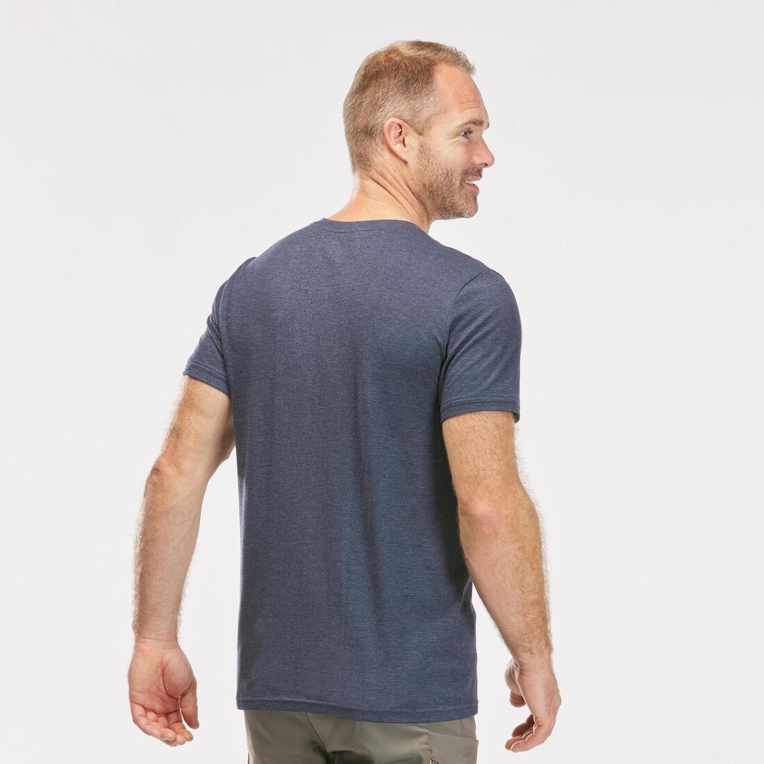 Mens Country Walking T-Shirt Nh550 Fresh, Dark Blue, , large image number 6