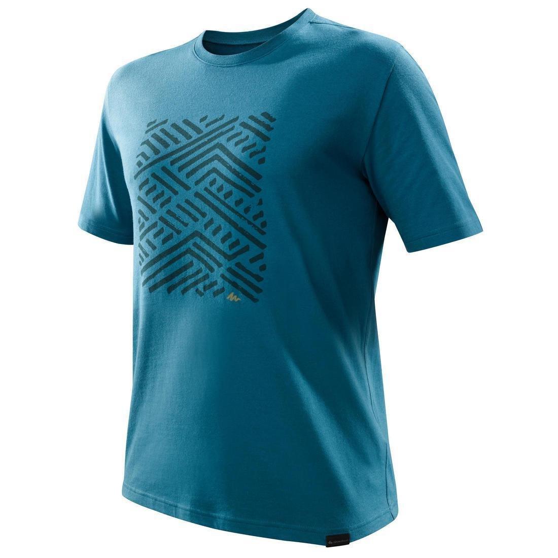 Techtil 100 Short-Sleeved Hiking T-Shirt, Navy Blue, , large image number 1