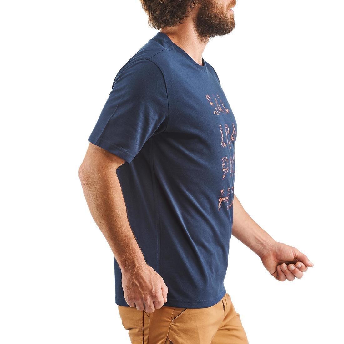 Techtil 100 Short-Sleeved Hiking T-Shirt, Navy Blue, , large image number 2