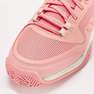 ARTENGO - Kids' Tennis Shoes with Laces TS500 Fast - Nightsky, Salmon pink