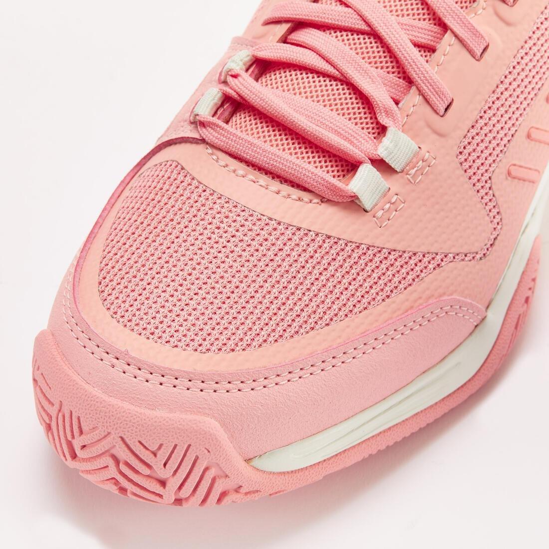 Kids' Tennis Shoes with Laces TS500 Fast - Nightsky, salmon pink, No Color, large image number 3
