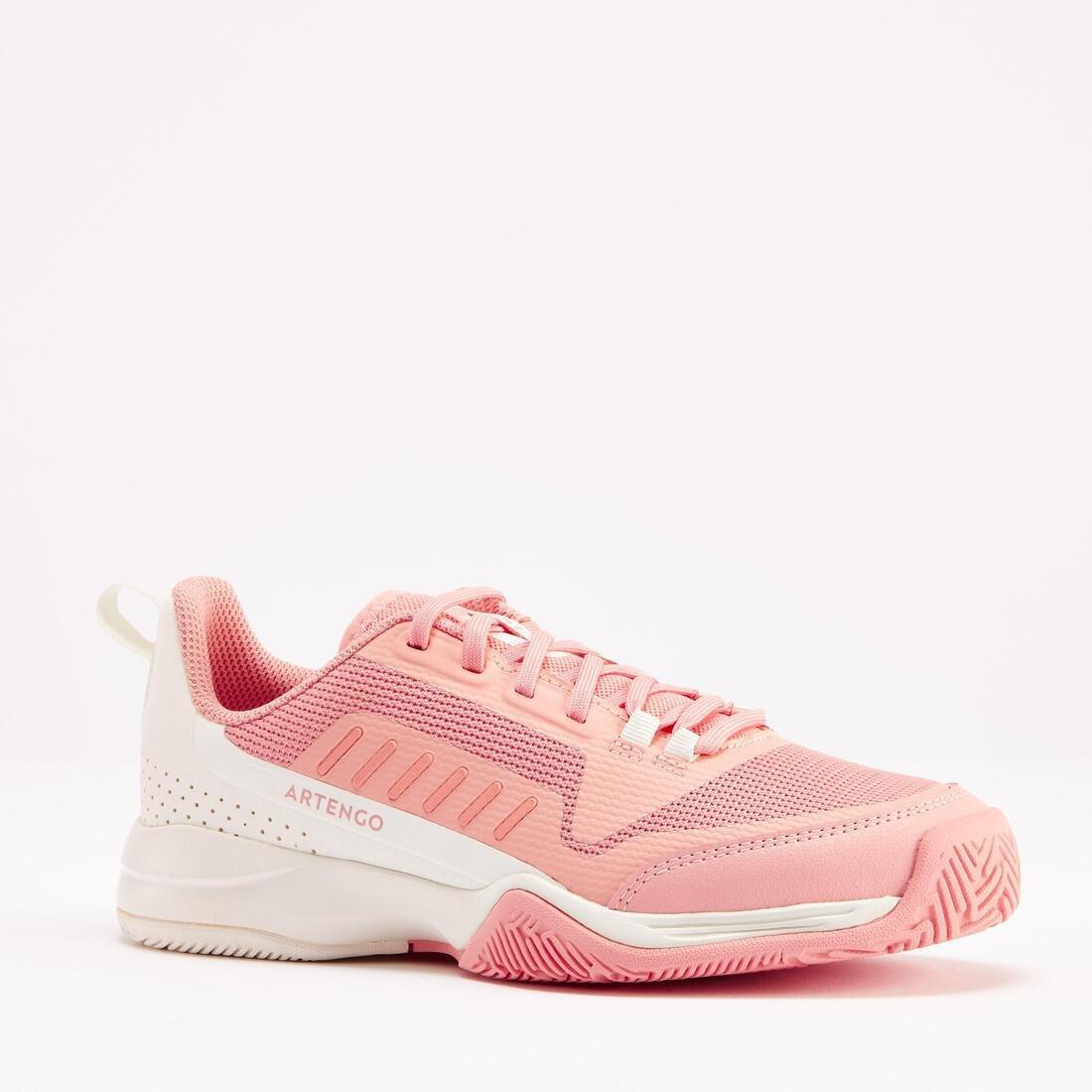 Kids' Tennis Shoes with Laces TS500 Fast - Nightsky, salmon pink, No Color, large image number 8