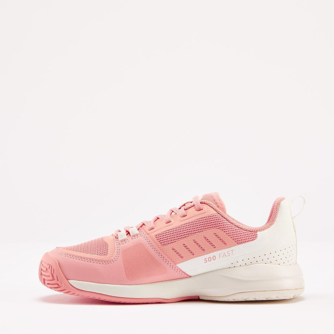 Kids' Tennis Shoes with Laces TS500 Fast - Nightsky, salmon pink, No Color, large image number 9