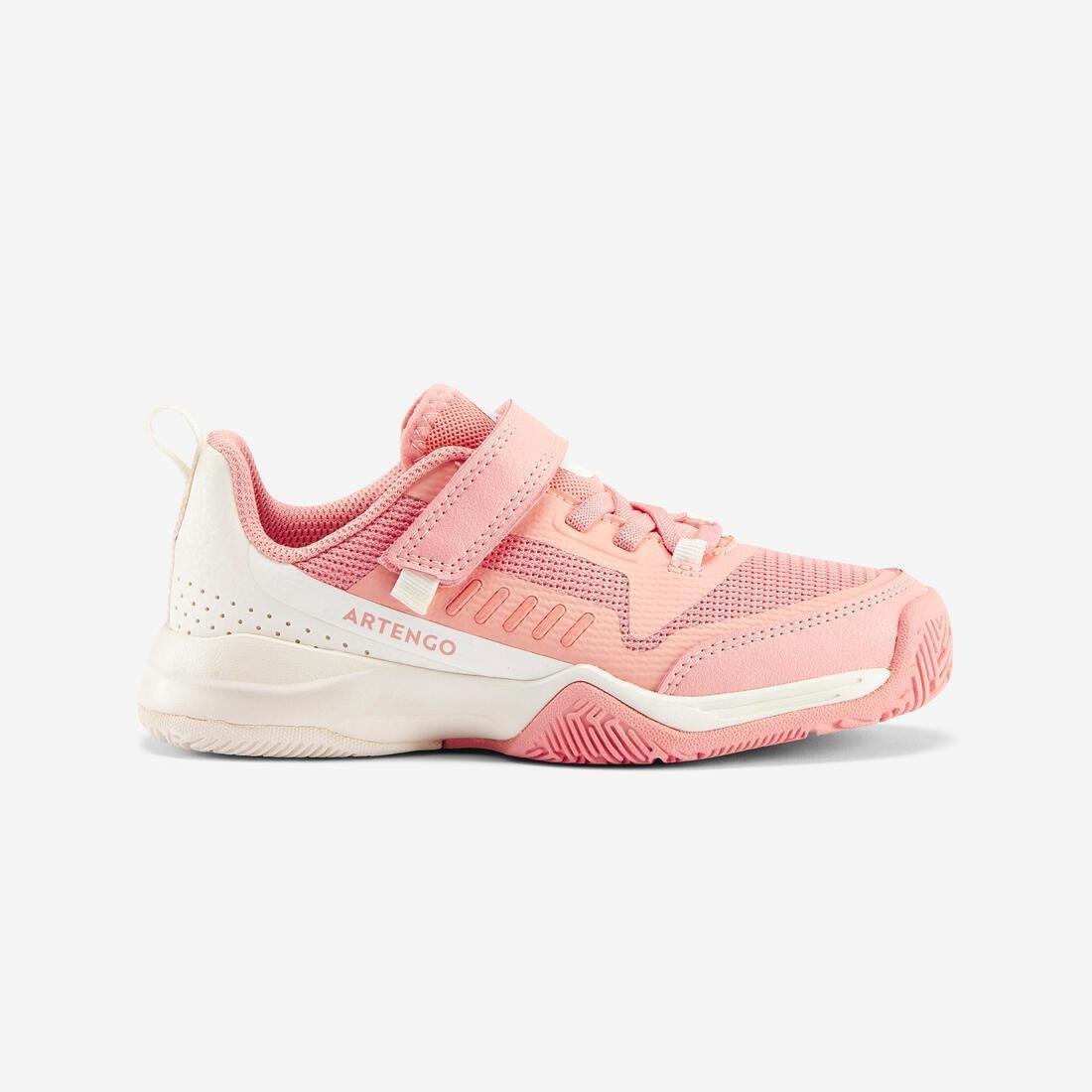 Kids Tennis Shoes With Rip-Tab - Ts500 Fast, Pink, , large image number 2