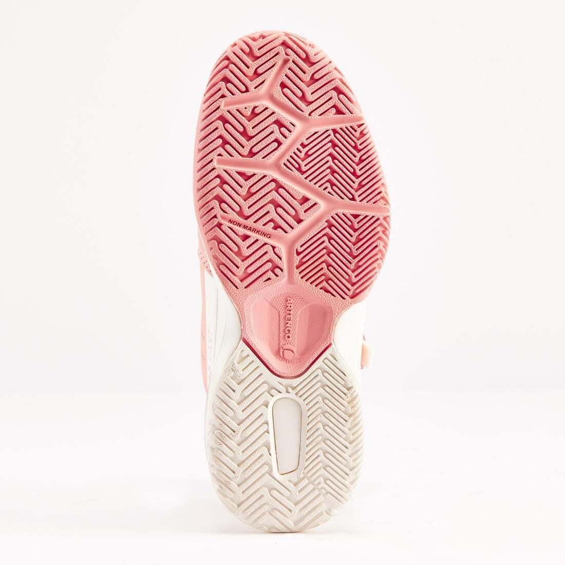Kids Tennis Shoes With Rip-Tab - Ts500 Fast, Pink, , large image number 6