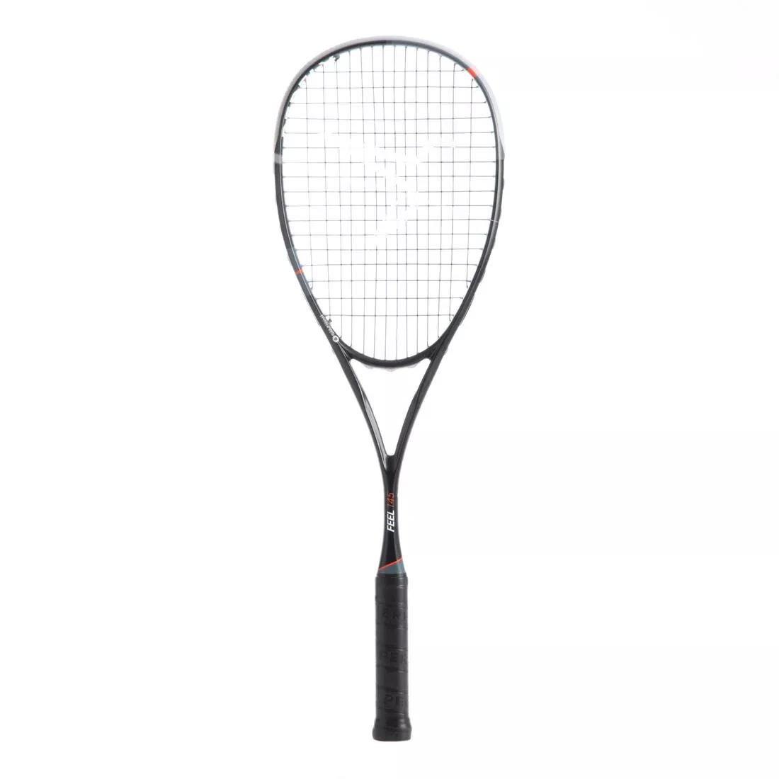 GREY Squash Racket Perfly Feel 145, No Color, medium