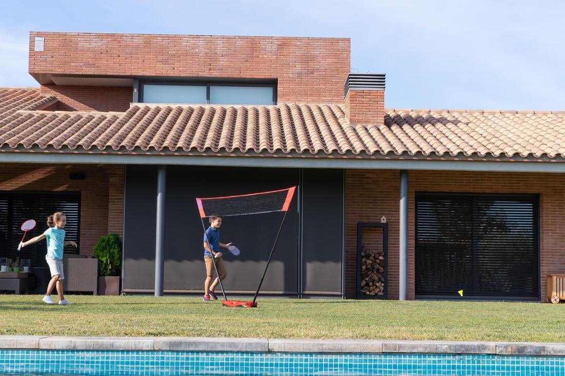 Badminton Net Easy Set, Bright Red, No Color, large image number 3
