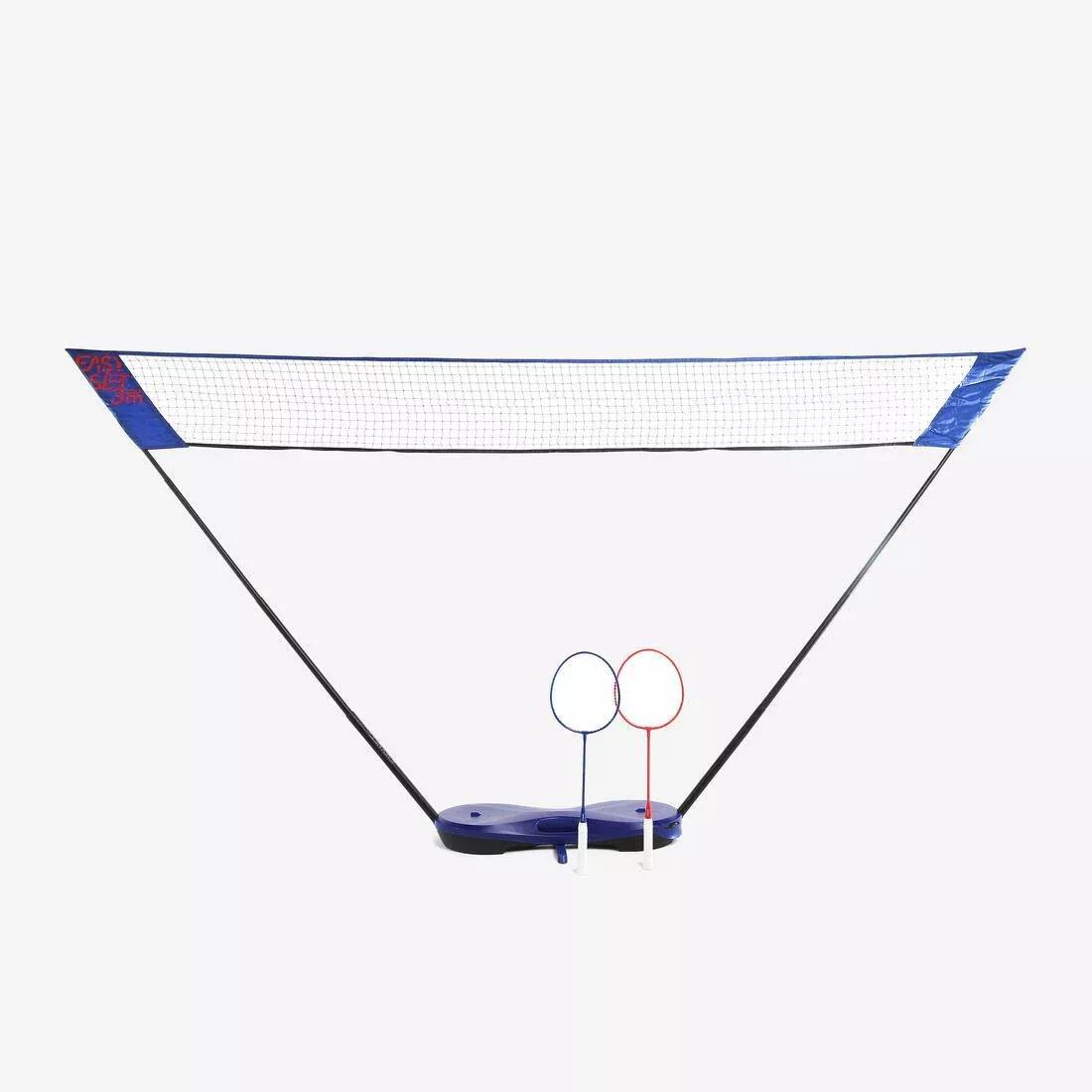 Badminton Easy Set Electric, Bright Indigo, No Color, medium