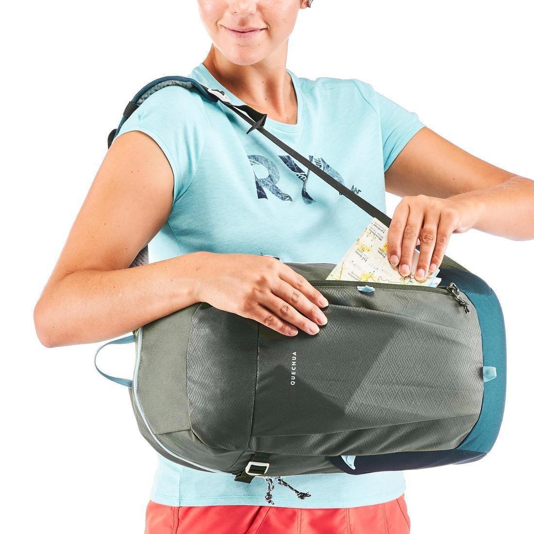 HURRICANE BLUE 20 L Hiking Backpack - Arpenaz NH100, No Color, large image number 6