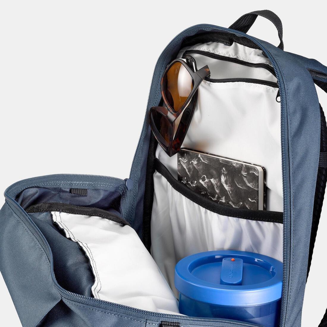 HURRICANE BLUE 20 L Hiking Backpack - Arpenaz NH100, No Color, large image number 12