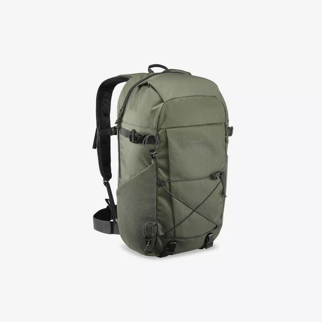 Country walking rucksack - NH100, Dark Ivy Green, No Color, large image number 0