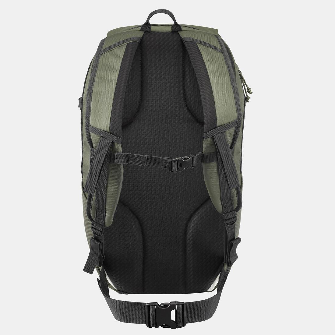 QUECHUA - Country walking rucksack - NH100, Dark Ivy Green