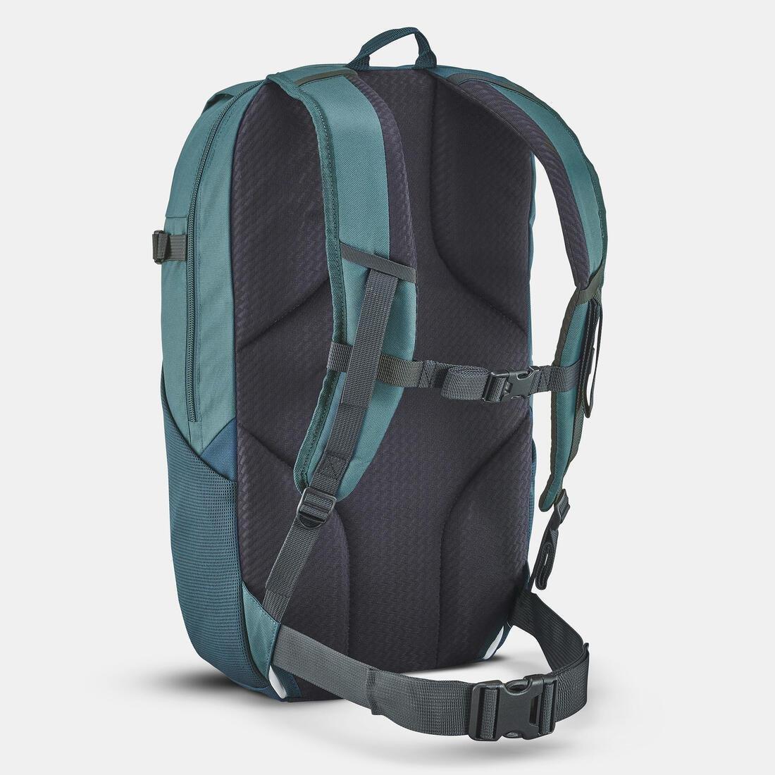 QUECHUA - Country walking rucksack - NH100, Dark Ivy Green