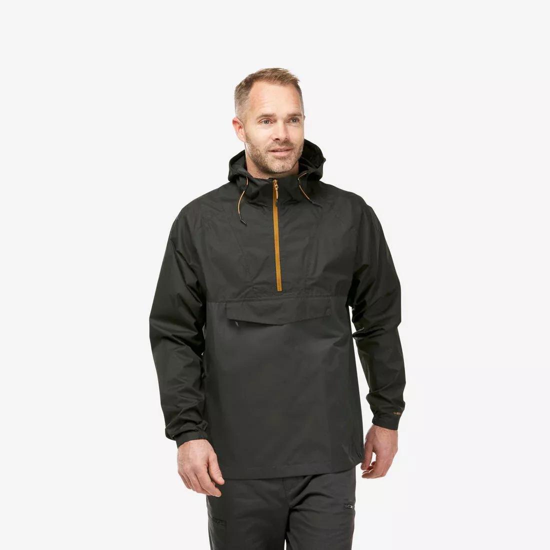 Men Waterproof Hiking Jacket - Nh150 Imper, Black, No Color, large image number 0