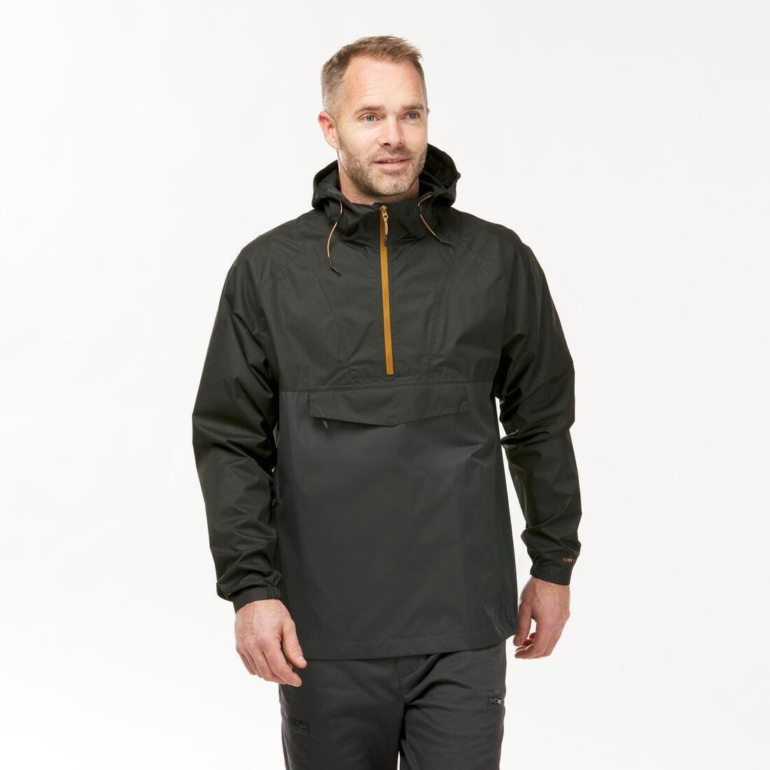 Men Waterproof Hiking Jacket - Nh150 Imper, Black, , large image number 2