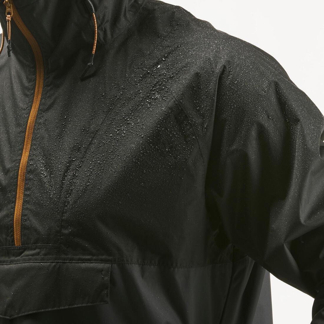 Men Waterproof Hiking Jacket - Nh150 Imper, Black, , large image number 6