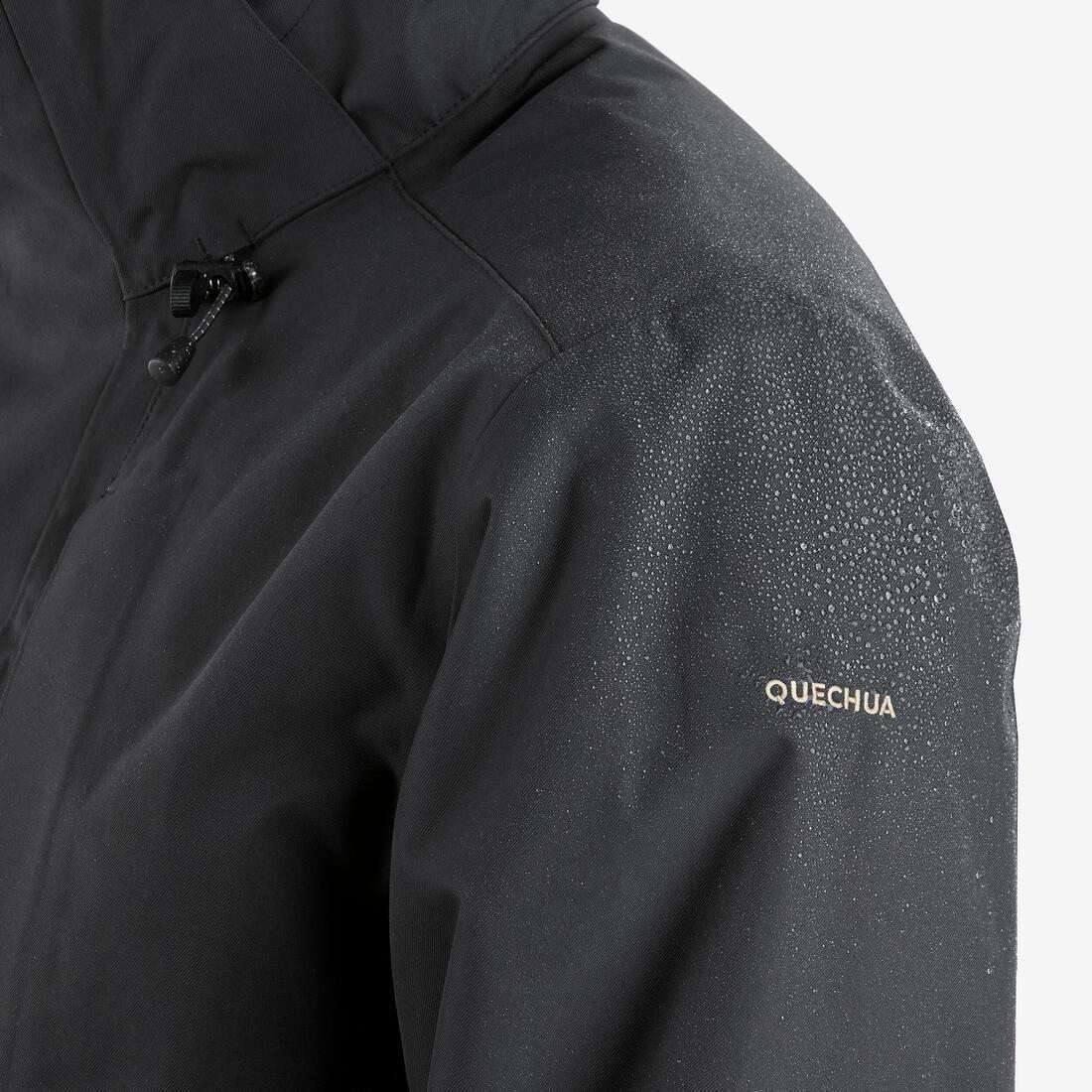 Men Hiking Waterproof Jacket - NH550 WP, Grey, No Color, medium