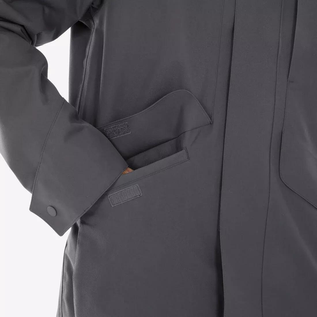 Men Hiking Waterproof Jacket - NH550 WP, Grey, No Color, large image number 8