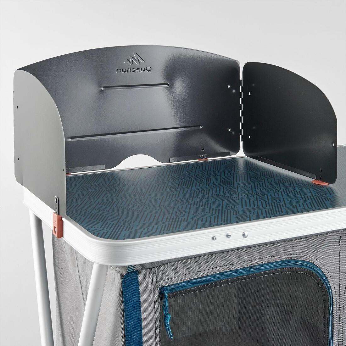 Folding Camping Kitchen Unit, Grey, , large image number 7