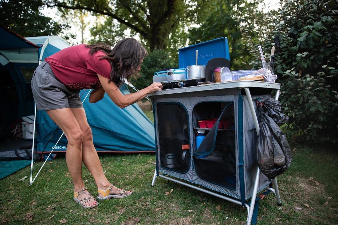 QUECHUA - Folding Camping Kitchen Unit