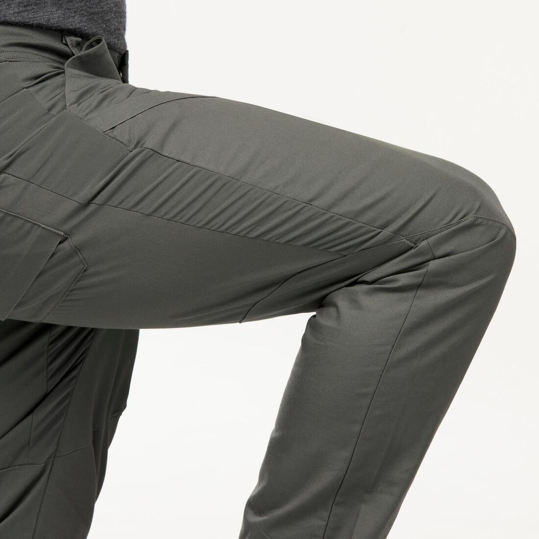 Men's Country Walking Trousers - Nh500 Slim, Black Olive, , large image number 1