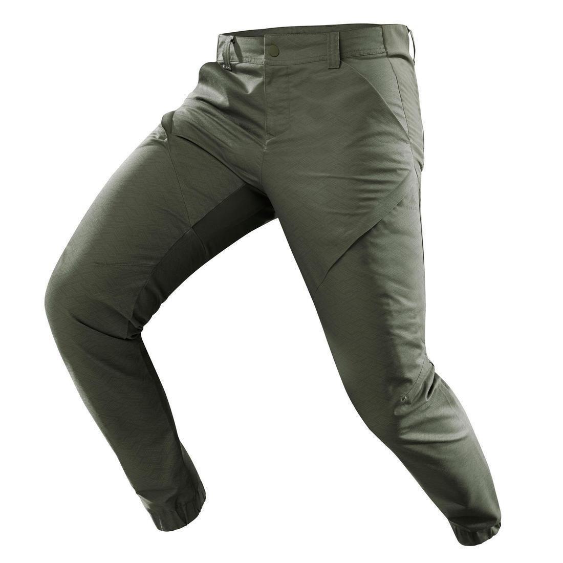 Men's Country Walking Trousers - Nh500 Slim, Black Olive, , large image number 3