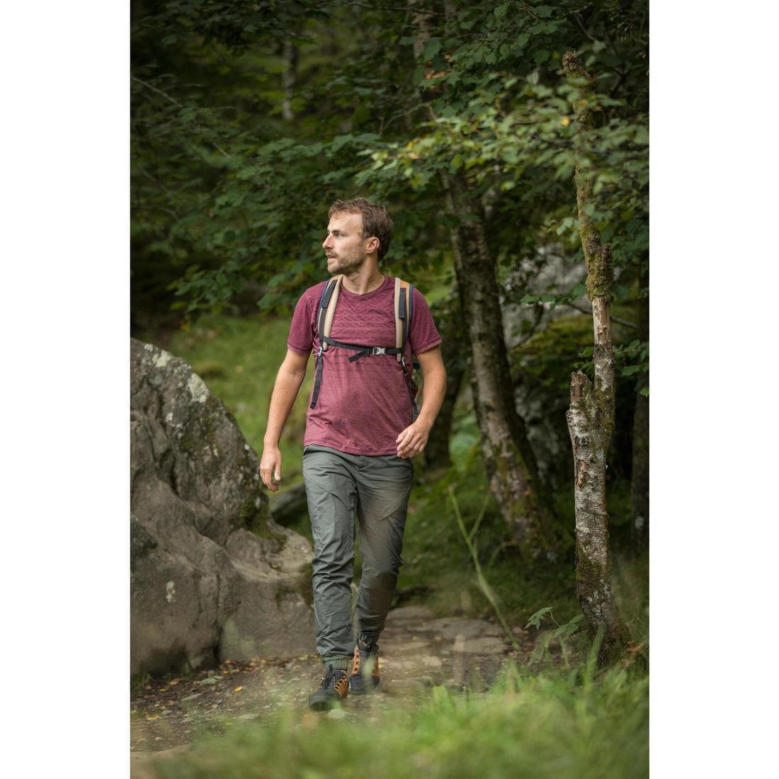 Men's Country Walking Trousers - Nh500 Slim, Black Olive, , large image number 4
