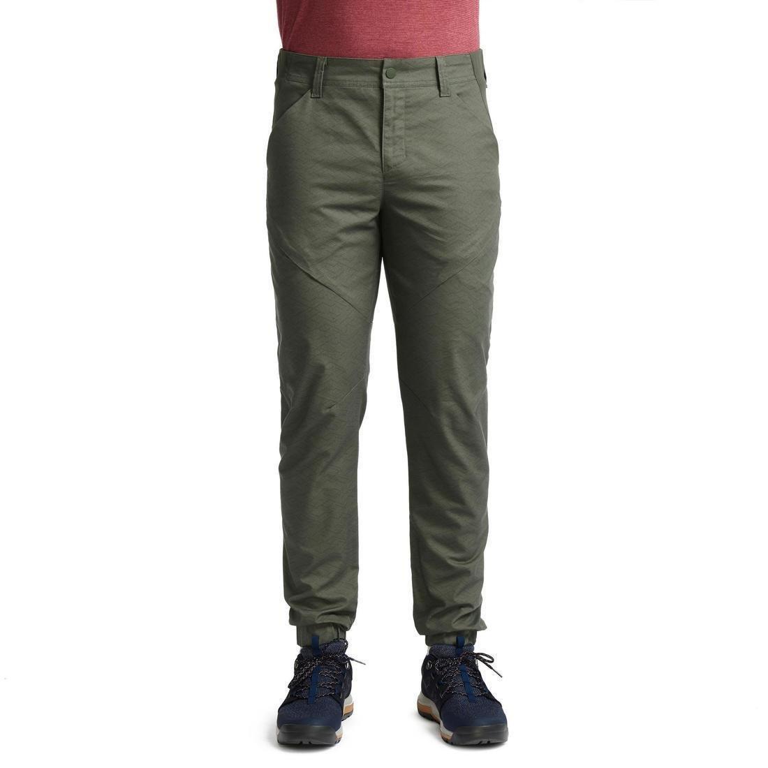 Men's Country Walking Trousers - Nh500 Slim, Black Olive, , large image number 5