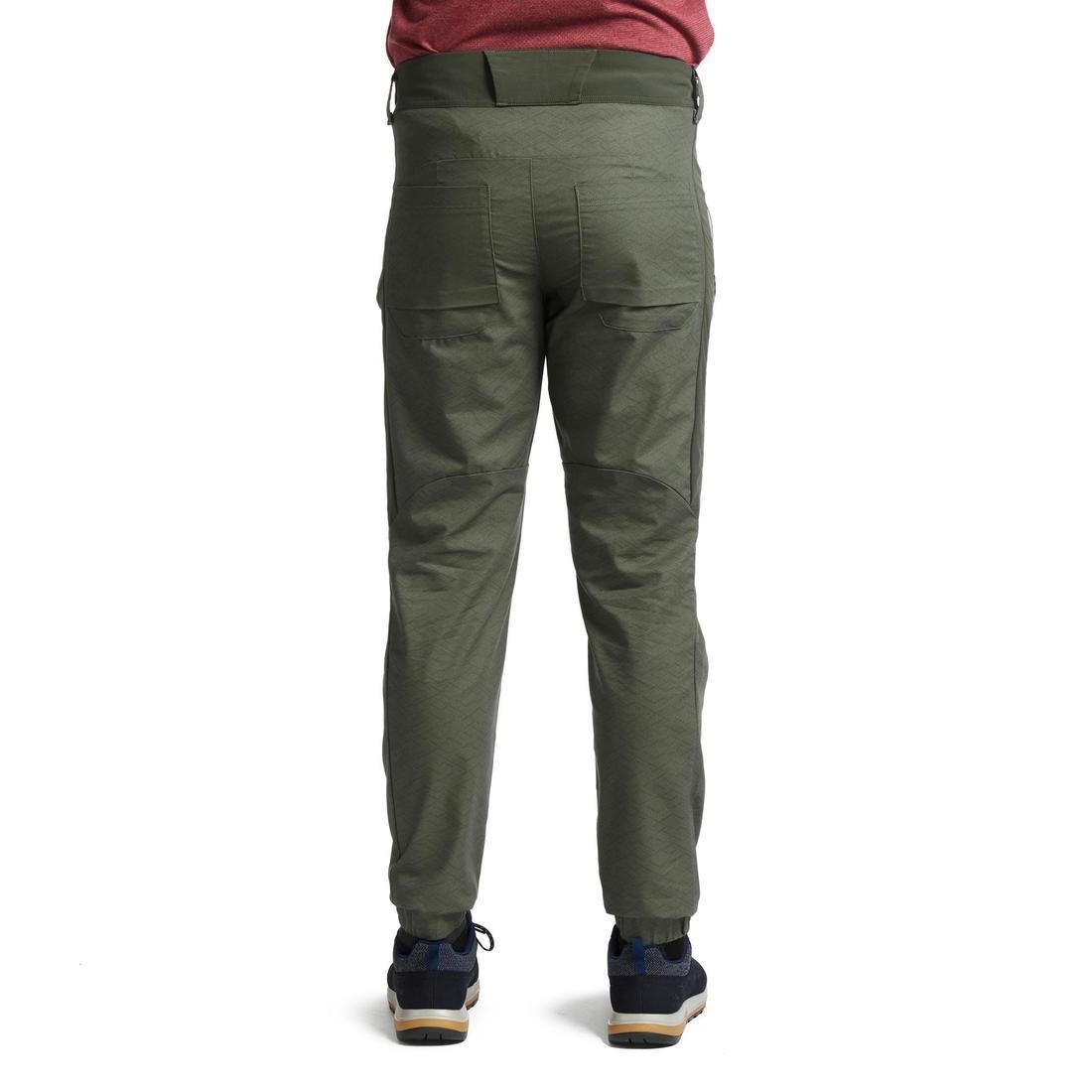 Men's Country Walking Trousers - Nh500 Slim, Black Olive, , large image number 7