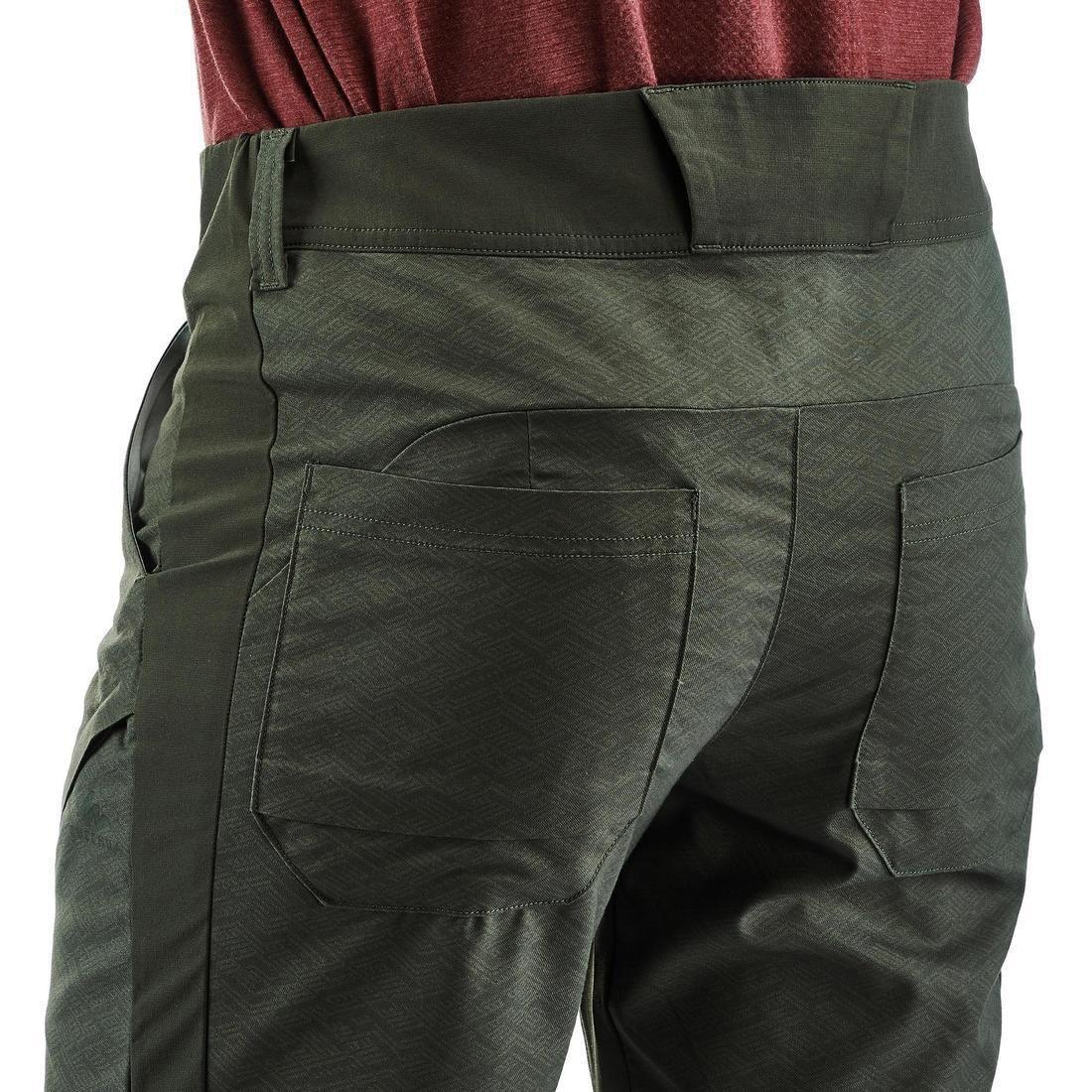 Men's Country Walking Trousers - Nh500 Slim, Black Olive, , large image number 10