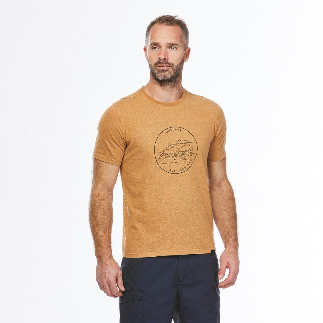 Men Hiking T-Shirt - Nh500, Grey, , medium
