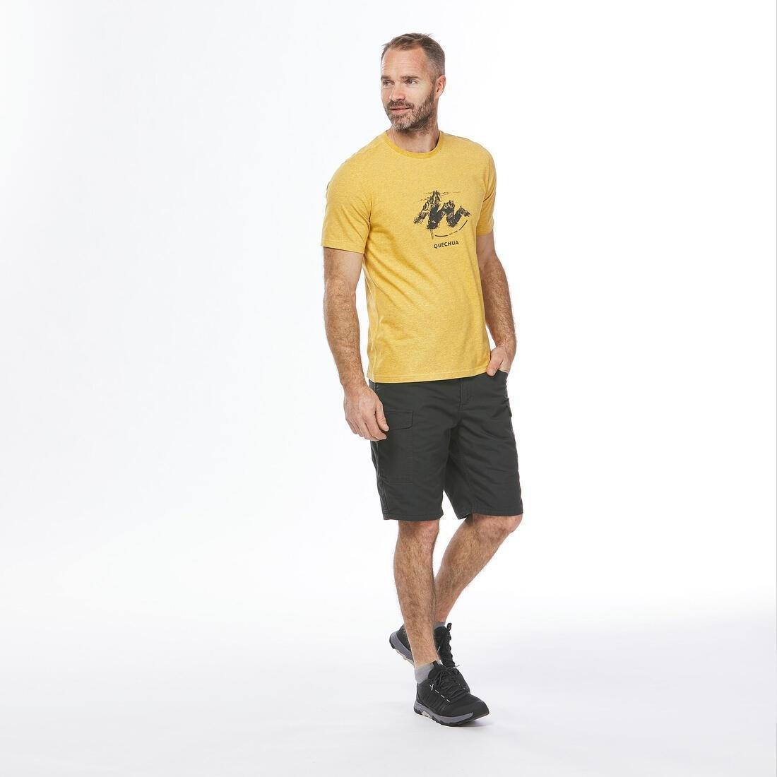 Men Hiking T-Shirt - Nh500, Grey, , large image number 3