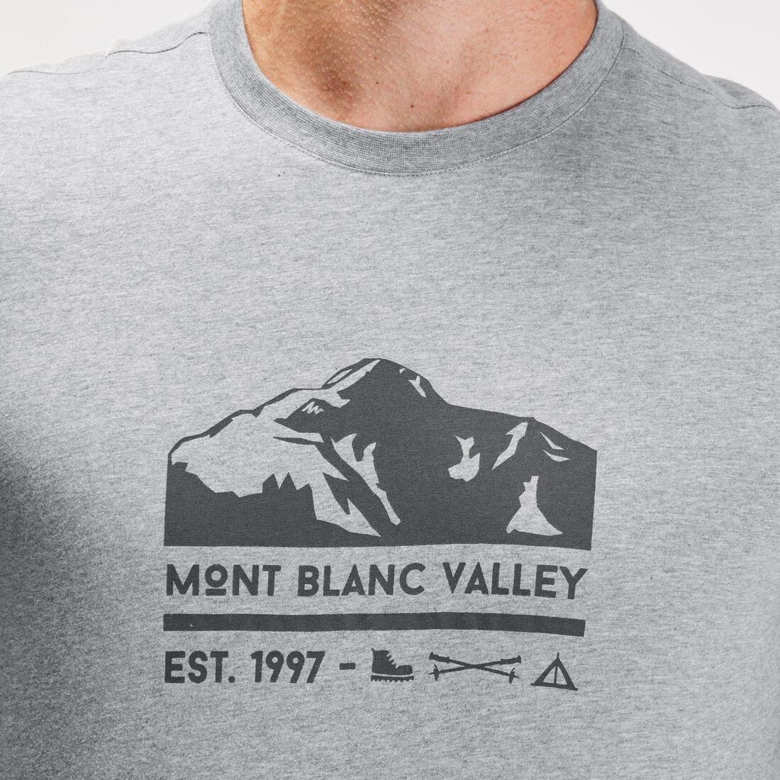 Men Hiking T-Shirt - Nh500, Grey, , large image number 11