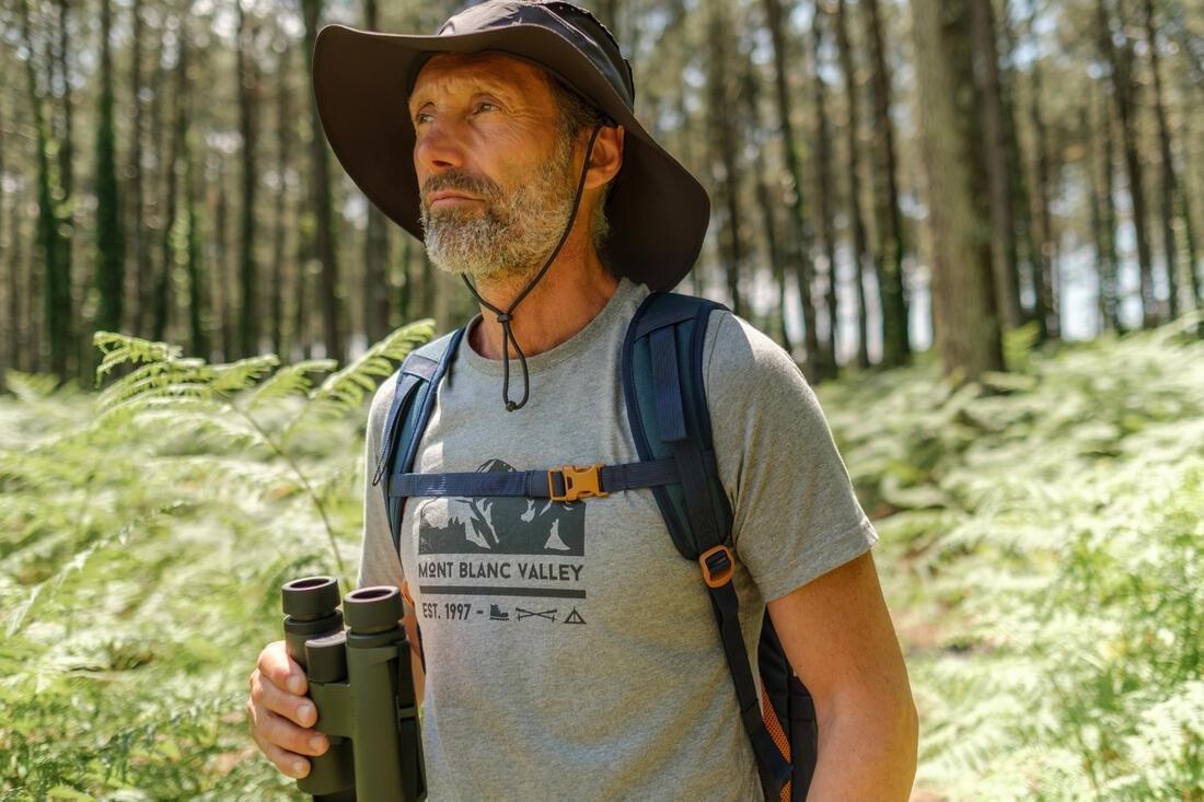 Men Hiking T-Shirt - Nh500, Grey, , large image number 14