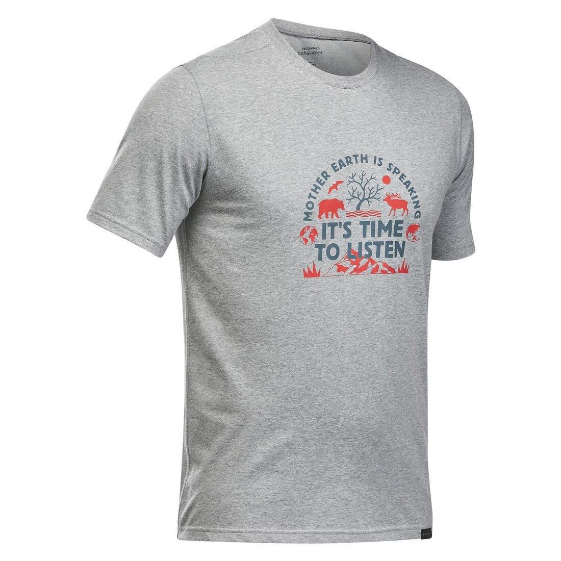 Men Techtil Glitch T-Shirt - 100 Ss, Grey, , large image number 0