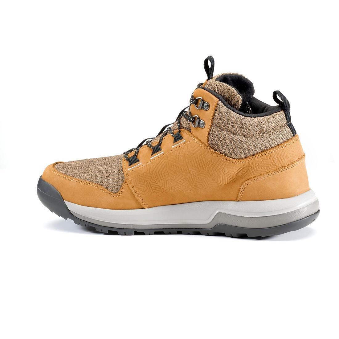 Men's waterproof off-road hiking shoes NH500 Mid WP, Carbon Grey, , large image number 11