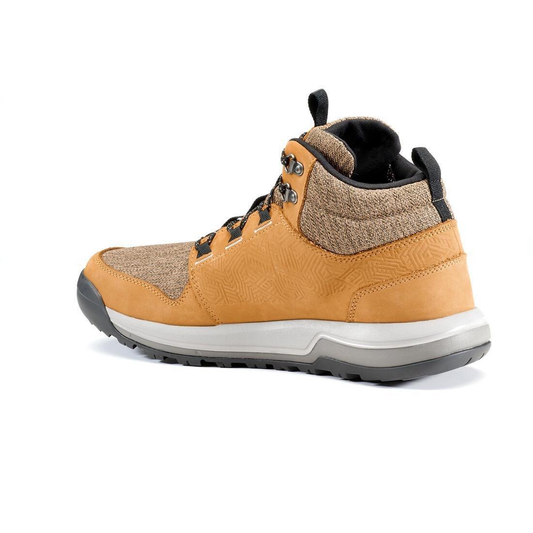 Men's waterproof off-road hiking shoes NH500 Mid WP, Carbon Grey, , large image number 12
