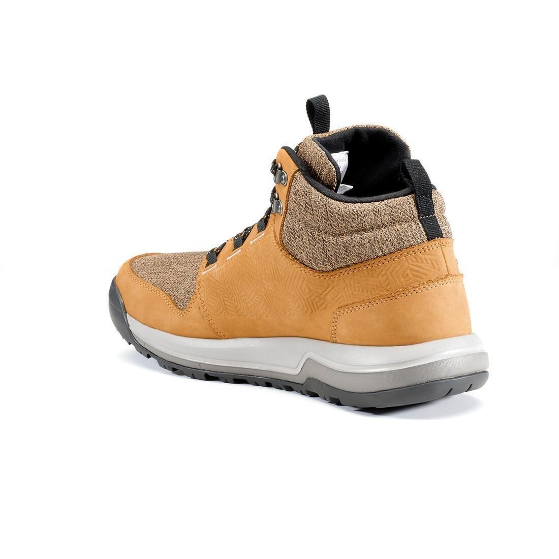 Men's waterproof off-road hiking shoes NH500 Mid WP, Carbon Grey, , large image number 13