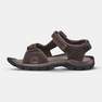 QUECHUA - Men's leather walking sandals - NH120, Deep shale