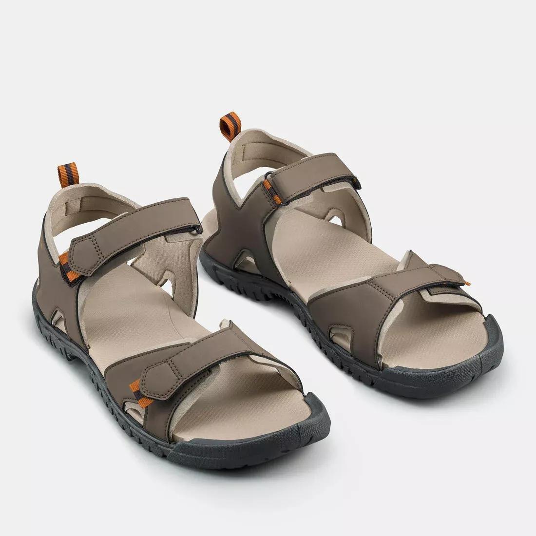 QUECHUA--SANDAL NH100 M BROWN, , large image number 4