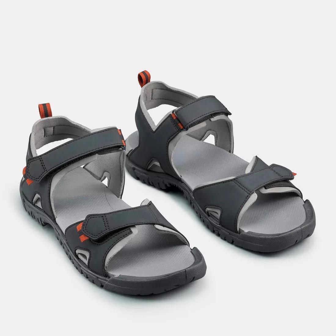 Men Hiking Sandals - NH100, Grey, No Color, large image number 9